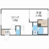 リベルタ桑園 1DKの間取り