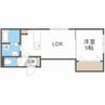 THE RESIDENCE　ザレジデンス 1LDKの間取り