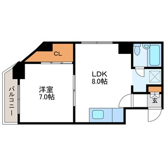 間取図 スタジオシティ