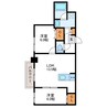 ノルテブリッサ24ロード 2LDKの間取り