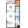 セラヴィ.SE 1LDKの間取り