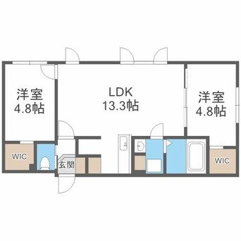 間取図 ノルフィーノN18