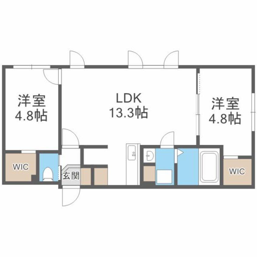 間取図 ノルフィーノN18