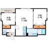インフィニティN22E1 2LDKの間取り