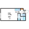 F/LITE　N37 1Kの間取り