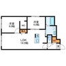 SORANO麻生　ソラノアサブ 2LDKの間取り