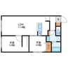 SORANO麻生　ソラノアサブ 2LDKの間取り