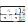 SORANO麻生　ソラノアサブ 2LDKの間取り