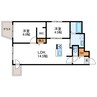 SORANO麻生　ソラノアサブ 2LDKの間取り