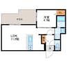 BASE　N33　ベースN33 1LDKの間取り