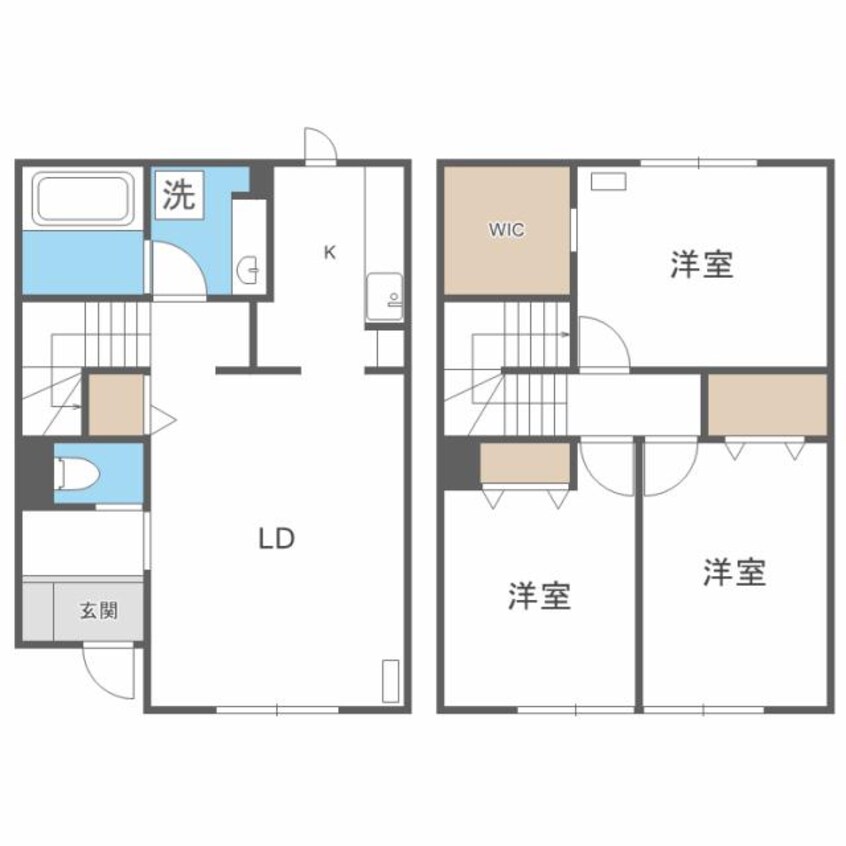 間取図 Piccola Luce 　ピッコラルーチェ