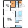 YORI　N22　ヨリエヌ２２ 1LDKの間取り