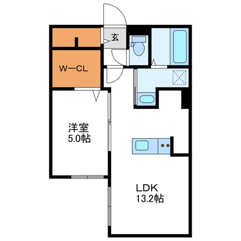 間取図 Pine hills北23条