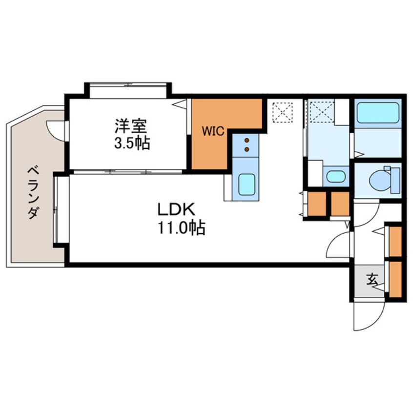 間取図 アルファスクエア北11東1