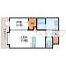 アルファスクエア北11東1 1LDKの間取り