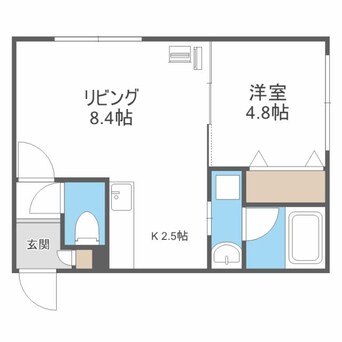 間取図 メルヴェーユ麻生