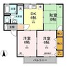 セジュールＭＫ 3DKの間取り