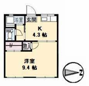 間取図 コーポ祥和