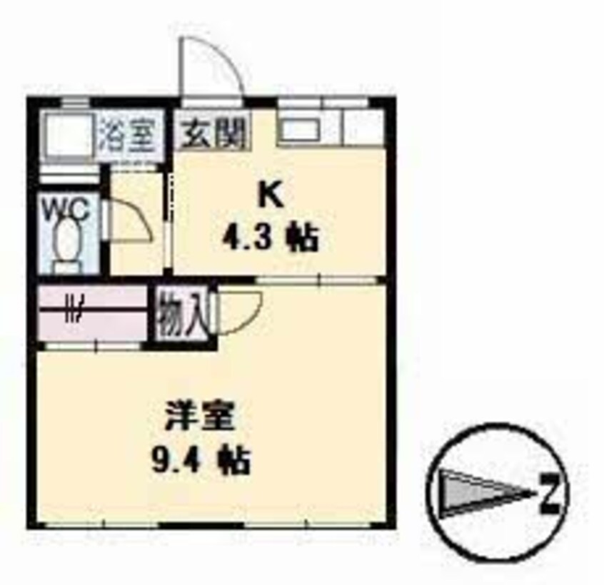 間取図 コーポ祥和