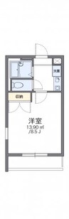 レオパレスヴィラニシオカ 1Kの間取り