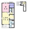 レジデンス・ロジェ 1LDKの間取り
