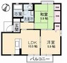 ビックイーストⅡ　Ｂ棟 2LDKの間取り