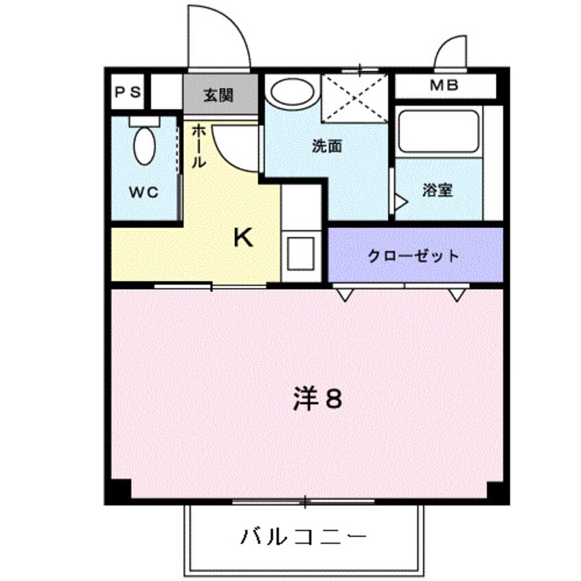 間取図 ミレニアムハイツ