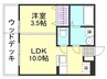 プレミアムコート乙島 1Rの間取り
