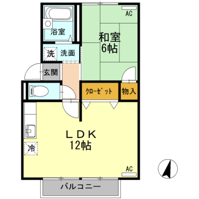 間取図 プレジール林
