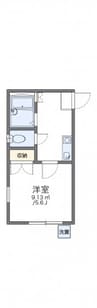 レオパレス日吉町第１ 1Kの間取り