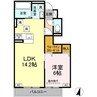 TSKコート 1LDKの間取り