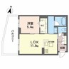 アイビー倉敷　Ｃ棟 1LDKの間取り