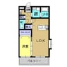 カーサフェリーチェⅣ 1LDKの間取り