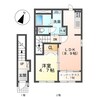 仮）スターテラスⅡ玉島乙島 1LDKの間取り