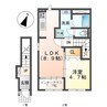 仮）スターテラスⅡ玉島乙島 1LDKの間取り