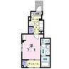 シャ　ティグレ 1Kの間取り