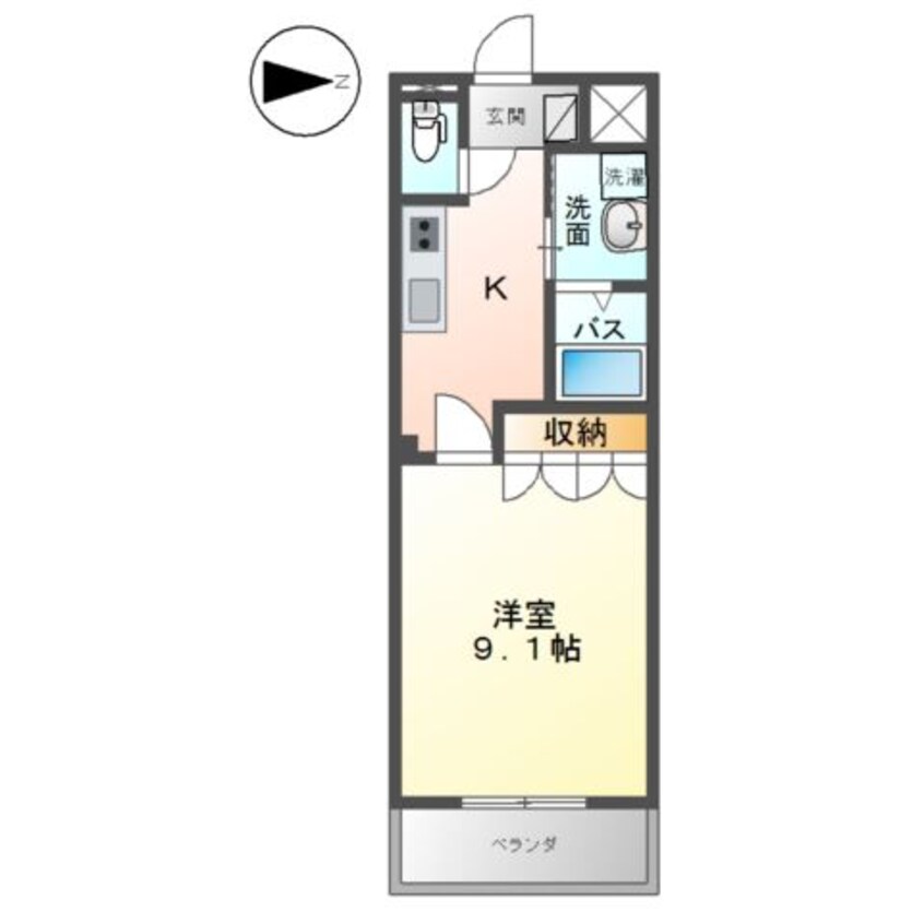 間取図 カントリードール