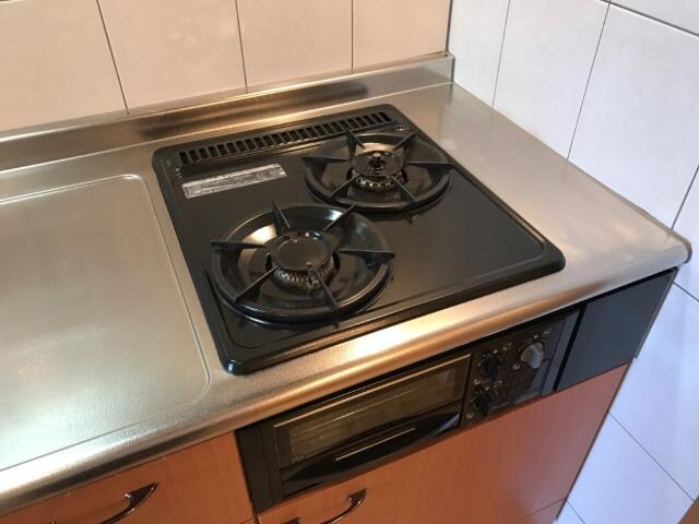 ２口グリル付ガスコンロ カントリードール