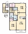 セレーナ　Ｂ棟 2LDKの間取り