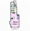 マ－ヴェラスＢ 1Rの間取り