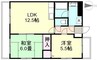 シャトーブリアン 2LDKの間取り