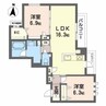 シリウス 2LDKの間取り