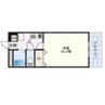 F-city倉敷 1Kの間取り