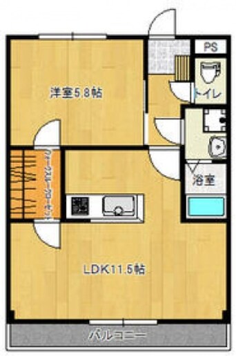 間取図 クレモンポイント・Ａ