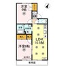 サザンパル 2LDKの間取り