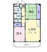 マリッチ　岡 2LDKの間取り