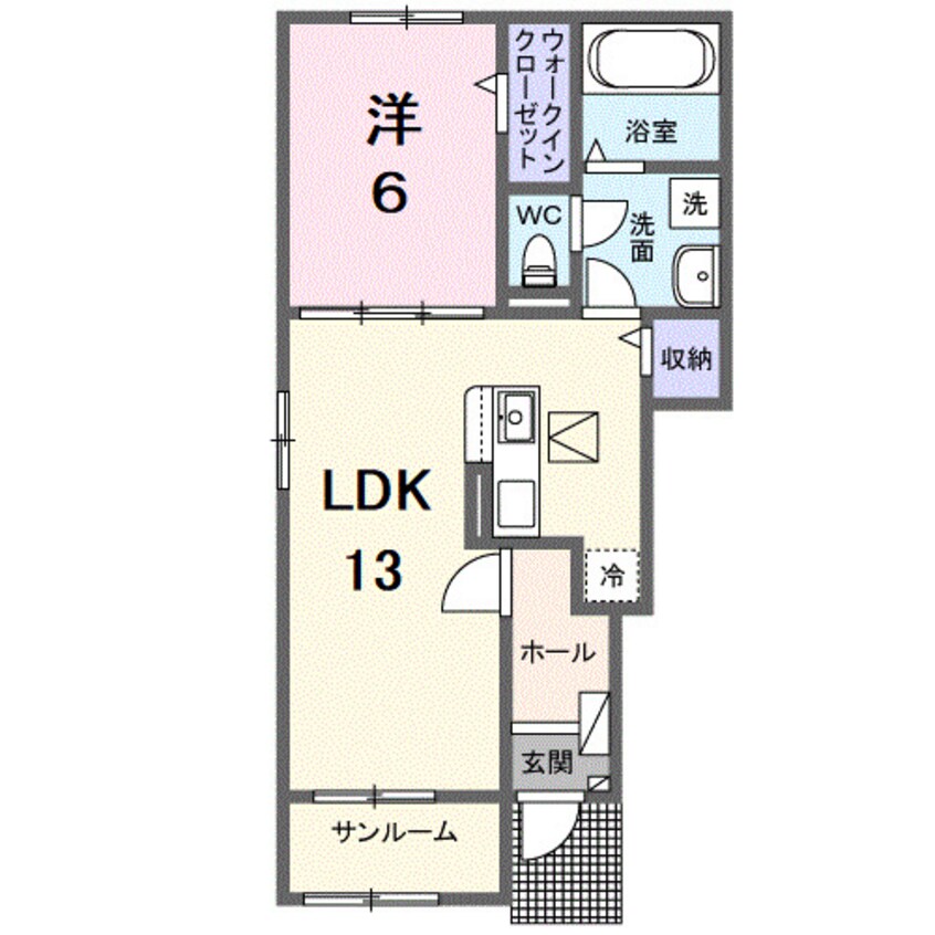 間取図 サザンクロスＡ