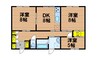 アルカディア総社 3DKの間取り