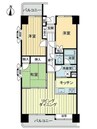 ライオンズマンション倉敷 3LDKの間取り