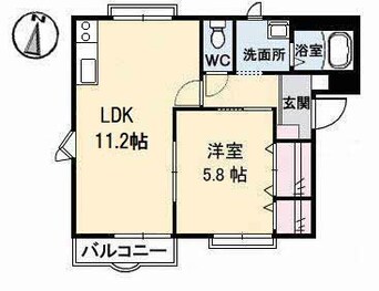 間取図 水島臨海鉄道水島本線/西富井駅 徒歩15分 2階 築32年